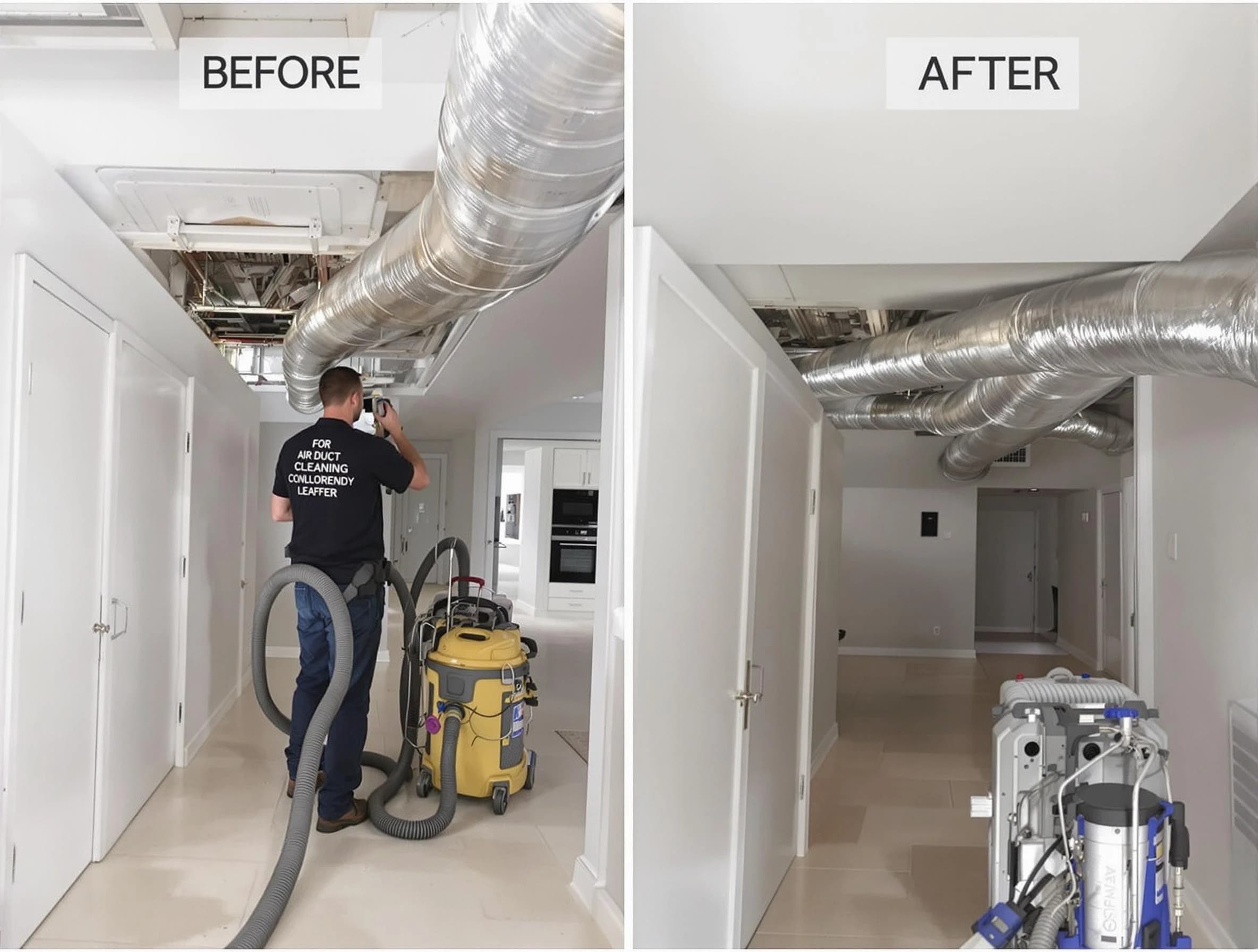 Hueytown Air Duct Cleaning professional performing thorough air duct cleaning in Hueytown