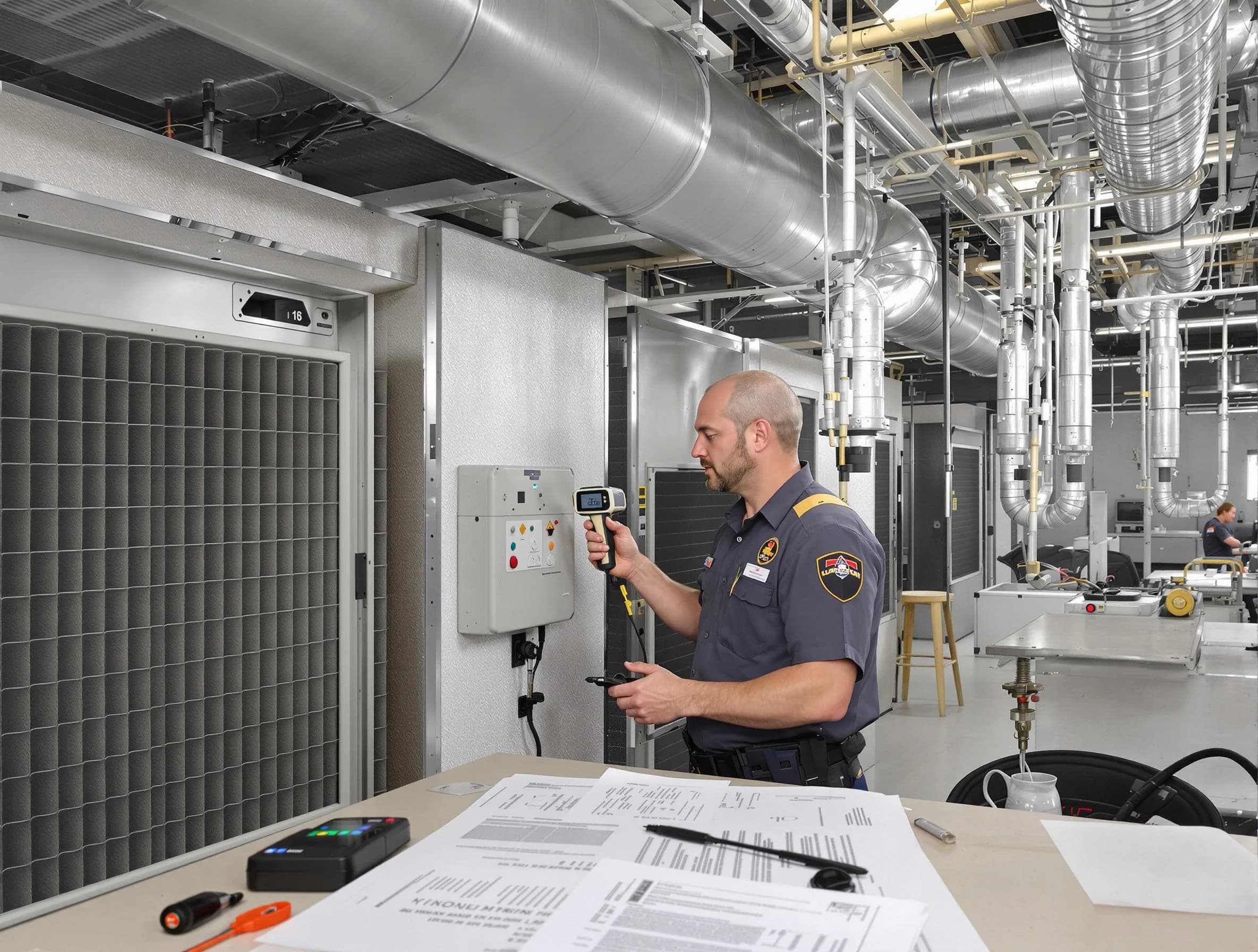 Professional filter system inspection by Hueytown Air Duct Cleaning in Hueytown