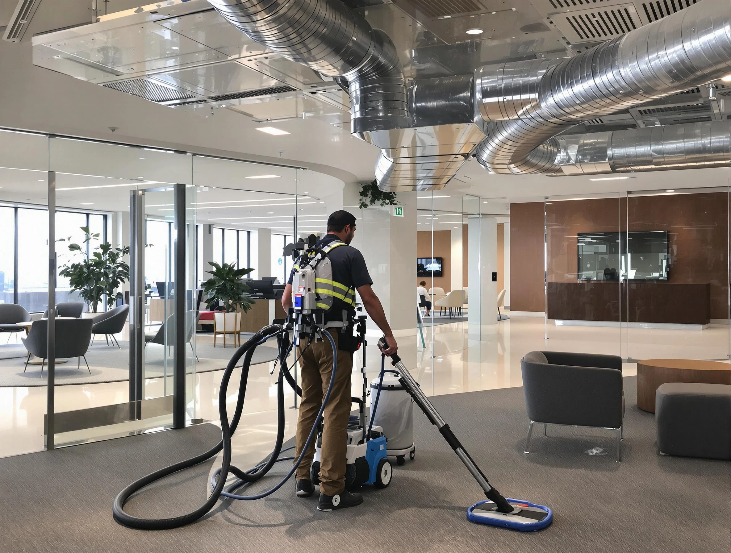 Commercial duct cleaning service by Hueytown Air Duct Cleaning in Hueytown